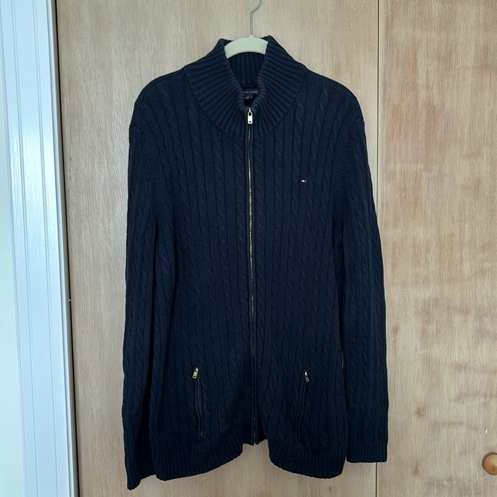 Tommy Hilfiger Zip Up Sweater